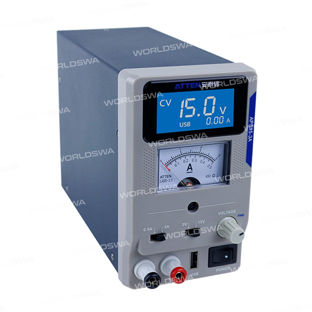 Atten APS15-3A Single-Channel Linear Stabilized DC Power Supply