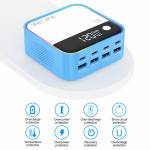 relife q2-120w-8-ports-desktop-charger-with-pd100w-charging-rgb-atmosphere-lighting-14