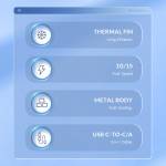 Orico DM2C3 SATA to USB M.2 SSD Aluminum Enclosure for M.2 SATA/NVMe SSD