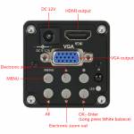 100X 130X C Mount Lens 14MP 1080P 60F / S HDMI VGA Video Camera 56LED Light Digital Microscope Set