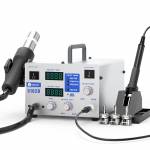 Kailiwei 3102D 2-in-1 LED Digital Soldering Station with Hot Air Gun and Electric Welding Iron For P
