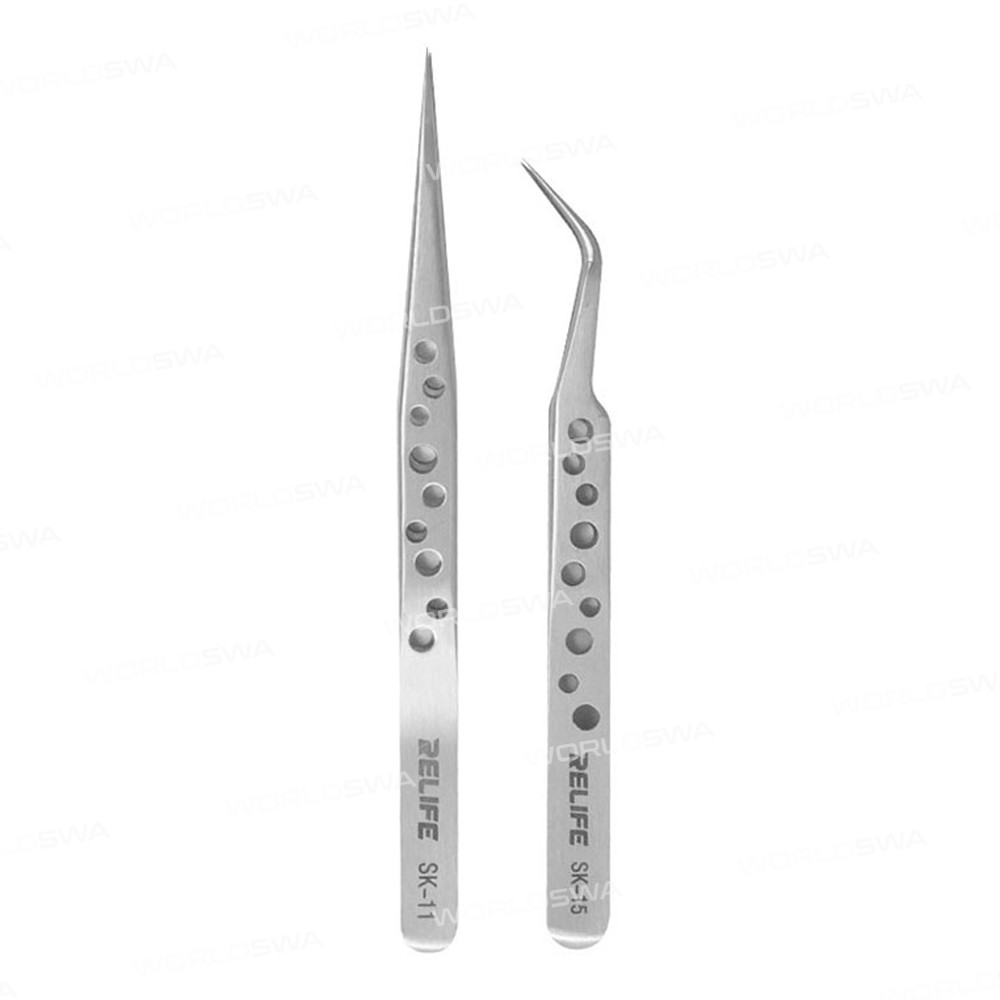 relife sk-11-sk-15-anti-static-stainless-precision-tweezers-with-holes-for-mobile-phone-repair-5