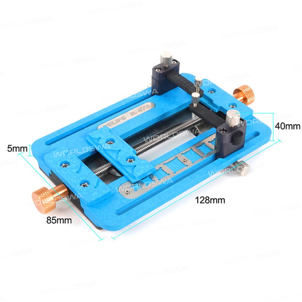 Relife RL-601F Multi-purpose Positioning Additional Track Dual Clamps Universal PCB Fixture