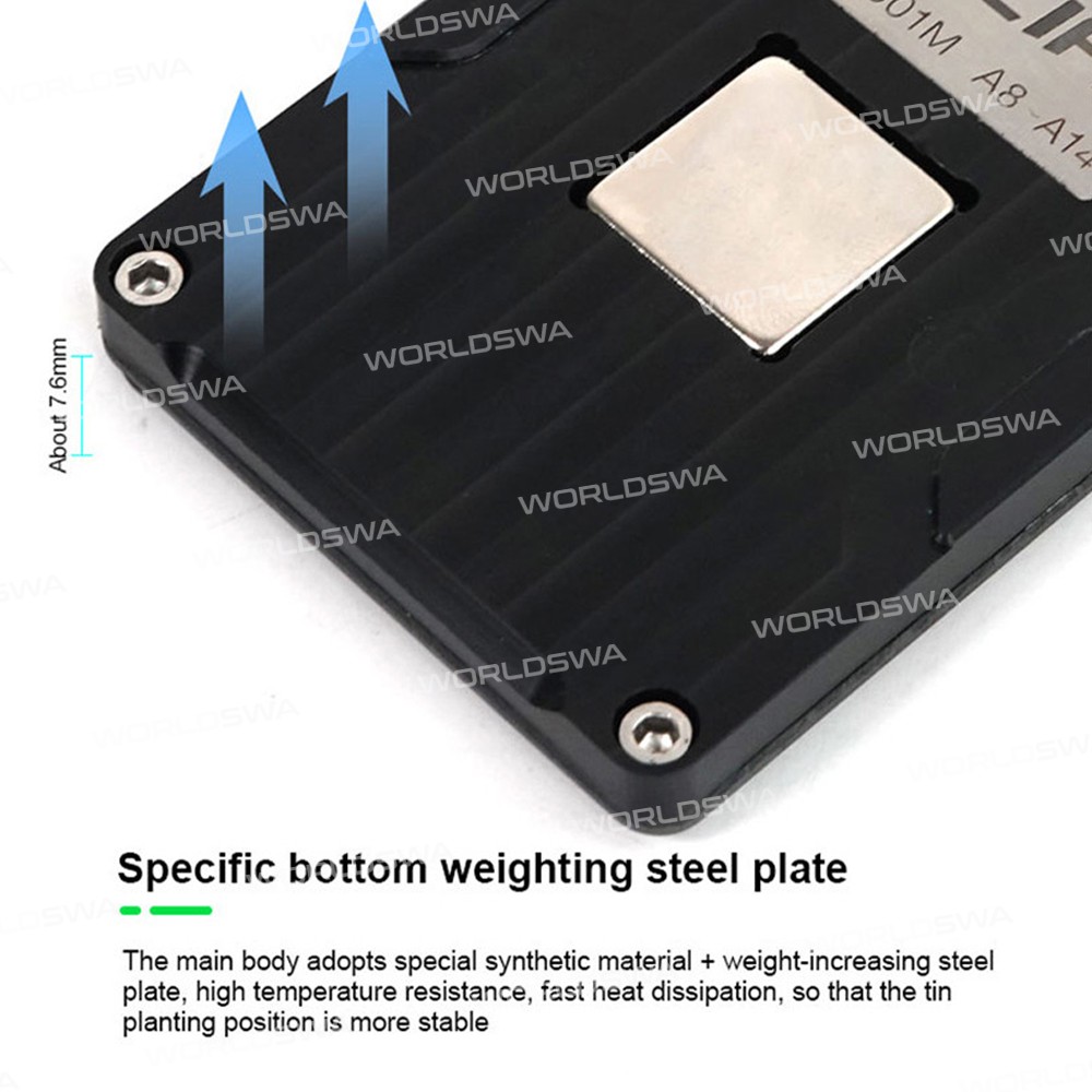 Relife RL-601M CPU Positioning Tin Planting Kit for iPhone A8 - A14