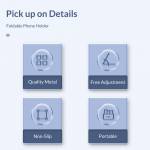 Orico LST-S1 Universal Foldable Phone Holder for iPhone/Samsung/Huawei