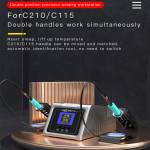 i2C 1SCN 160W Intelligent Double Station Welding Station With C210 / C245 Handle