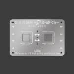 WL High-Quality 0.12mm 2 in 1 A7 A8 A9 A10 CPU Plant Tin Steel Net BGA Reballing Stencil
