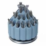 35 holes-360-degree-rotating-honeycomb-tools-storage-box-for-storage-of-grinding-head-4