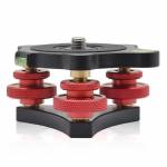 aluminum alloy-tripod-leveling-base-adjustable-tripod-head-7