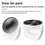 portable 6w-solar-powered-fan-set-monocrystalline-silicon-solar-panel-multifunctional-solar-power-ch