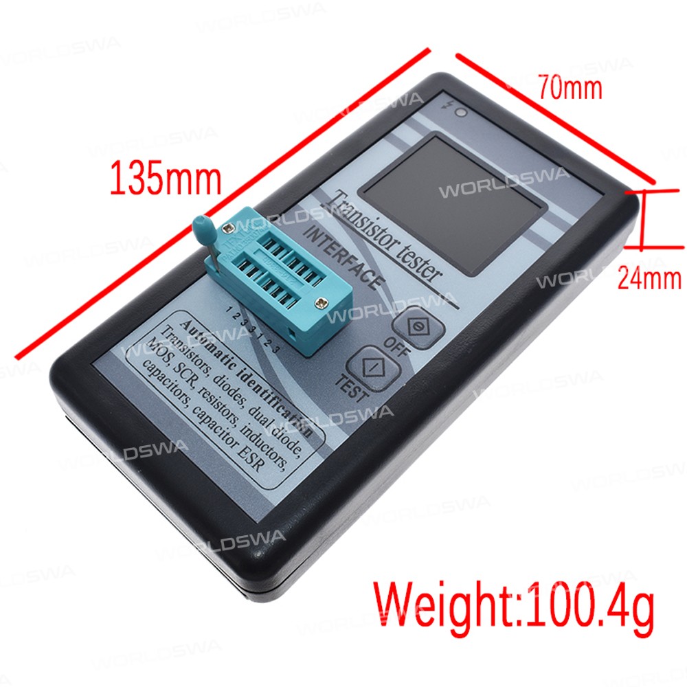 M328 Portable Multi-Purpose Transistor Tester with Color Display