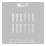 Amaoe 0.25mm Direct Heating BGA Reballing Stencil for DDR6 BGA180 Video Memory Chip