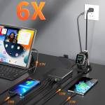 96w 6-port-desktop-quick-usb-charging-station-with-pd-20w-type-c-qc-30-usb-a-ports-9