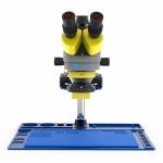 Kailiwei K20H 7X-45X Trinocular Microscope with Multifunctional Aluminium Alloy Repair Mat