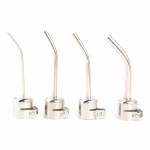 3/5/8/10mm Stainless Steel Curved Heat Gun Nozzles for 850 Hot Air Soldering Rework Station