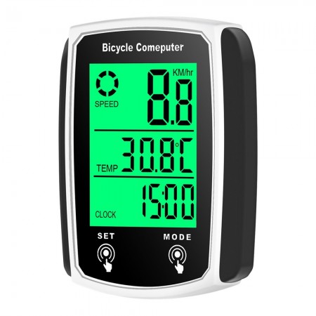 Wired Waterproof Bike Computer Speedometer and Bike Speed Tracker