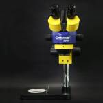 MECHANIC MC75T-B1 7-45X Trinocular Stereo Microscope With Big Base Extension Holder Stereo Zoom Micr