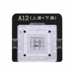 WL High-Quality A12 CPU Upper and Lower in One Tin Plate Steel Net BGA Reballing Stencil With Fixed
