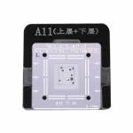 WL High-Quality A11 CPU Upper and Lower in One Tin Plate Steel Net BGA Reballing Stencil With Fixed
