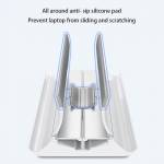 Heat Dissipation Non-slip Silicone Gravity Laptop Vertical Holder for MacBook/Surface/iPad