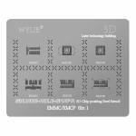 Wylie 3D 6in1 EMMC / EMCP BGA221 / BGA169 / BGA153 / BGA254 / BGA162 / BGA186 BGA Reball Stencil Net