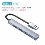 Orico AH-A13/AH-A12F Aluminum Alloy 4-Port USB 3.0 HUB OTG Adapter for Laptop/Desktop Computer
