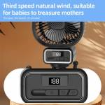 stroller fan-with-flexible-tripod-clip-led-display-clip-fan-13