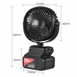 mini portable-lithium-electric-fan-outdoor-camping-fan-low-noise-360rotating-2-speeds-30ah-battery-0