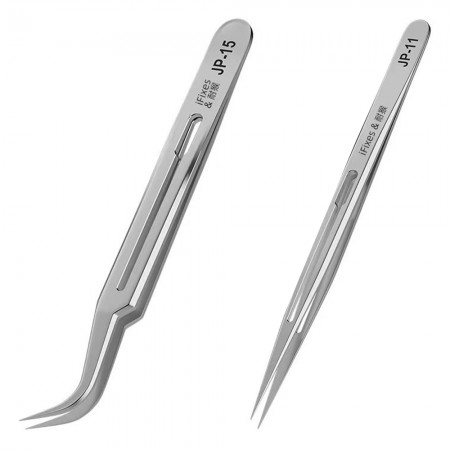 iFixes JP Series High-Precision Stainless Steel Industrial Grade Jump Wire Tweezers