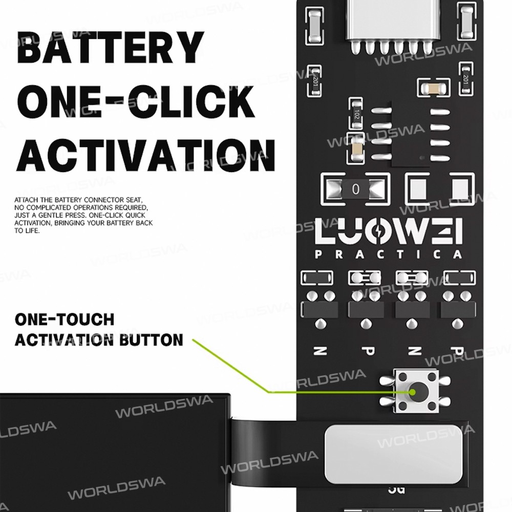 luowei lw-b01-lw-b02-battery-activation-small-board-for-iphone-5-to-16pro-max-android-3