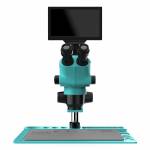 RF4 RF-6565TVD2-YS010W 6.5-65X Trinocular Zoom Stereo Microscope Workbench with 10-inch HD Monitor