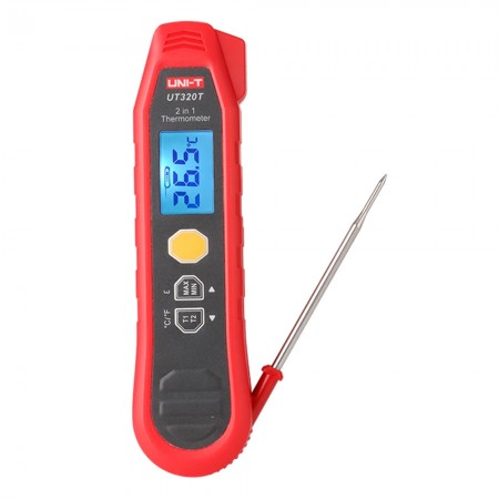 UNI-T UT320T 2-in-1 Industry Thermometer for Infrared and Probe Measurement