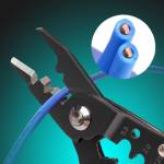 Pro'sKit CP-419 3-in-1 Precision Scissor Stripping Crimping Pliers for AWG 10-30 Cable