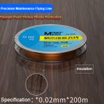 MaAnt 200M Superfine Silver No Breakpoint Flying Line for Phone Motherboard PCB Chip Welding Repair
