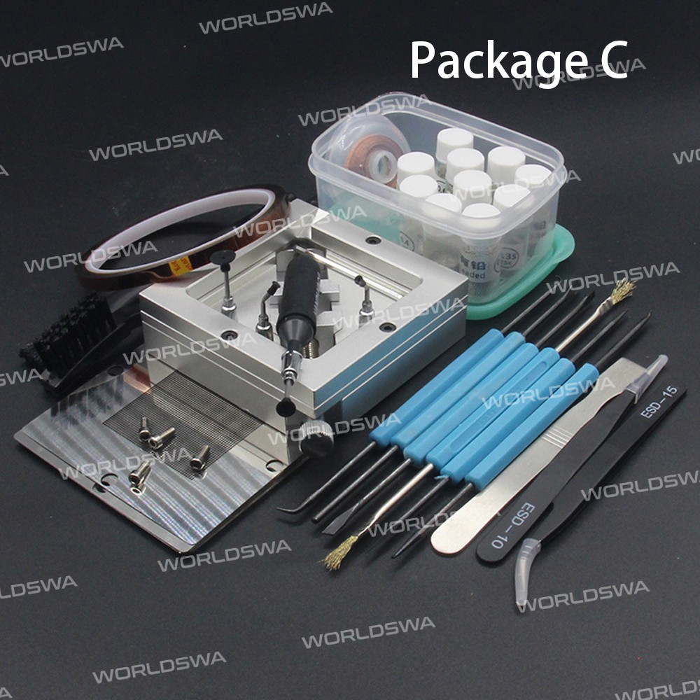 90*90mm Diagonal BGA Ball Mounting Table for Chip Rework Repair