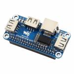 rj45 network-port-usb-ethernet-hub-hat-for-raspberry-pi-3