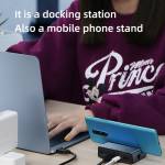 Hagibis 10-in-1 Type-C to 4K HDMI PD 100W Phone Holder Stand Docking Station