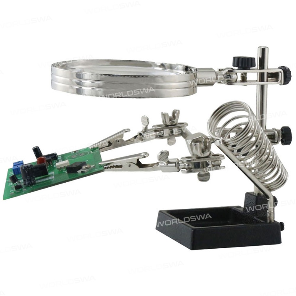 BST-268Z Clip-on Worktable with 5X Magnifier for PCB Repair