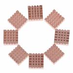 14*12mm Copper Heatsink for RAM Memory/North and South Bridge/Video Memory - 8Pcs