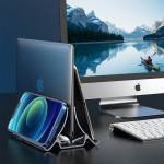 Heat Dissipation Non-slip Silicone Gravity Laptop Vertical Holder for MacBook/Surface/iPad