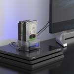 Orico 2 Bay SATA to USB 3.1 Transparent External HDD Docking Station for 2.5 / 3.5 inches HDD SSD