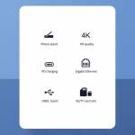 Hagibis 10-in-1 Type-C to 4K HDMI PD 100W Phone Holder Stand Docking Station