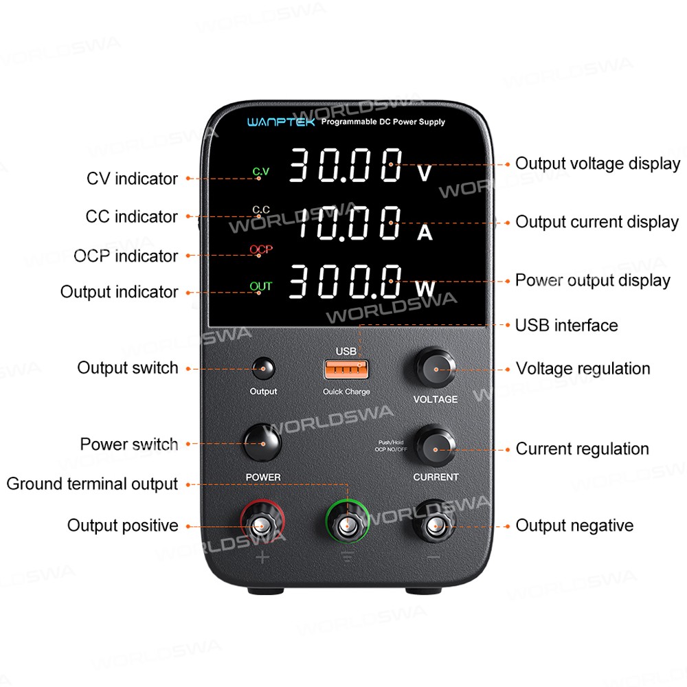 wanptek wps3010h-30v-10a-4-digits-display-led-high-precision-adjustable-regulator-dc-power-supply-10