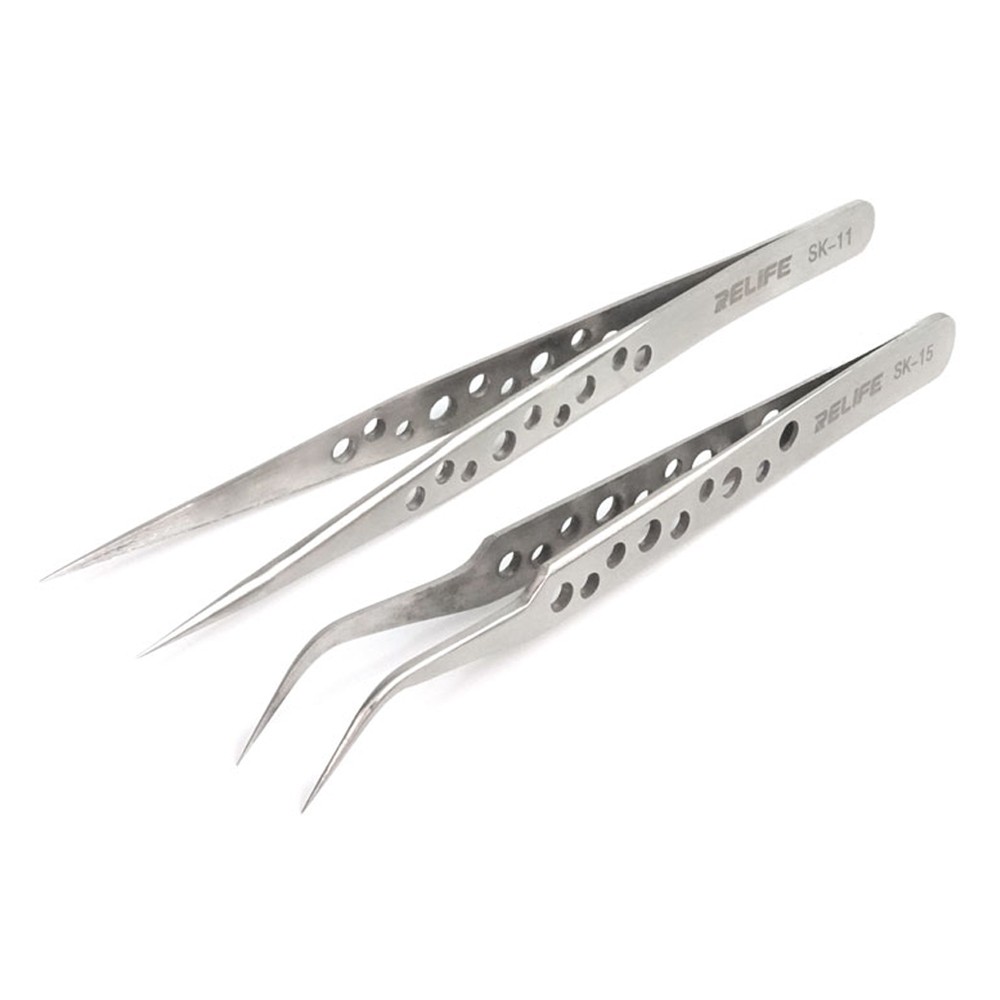 relife sk-11-sk-15-anti-static-stainless-precision-tweezers-with-holes-for-mobile-phone-repair-8