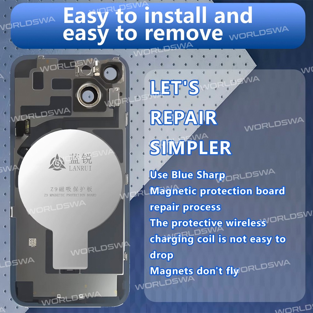 lanrui z9-z9s-mobile-phone-wireless-charger-universal-magnetic-protection-plate-5