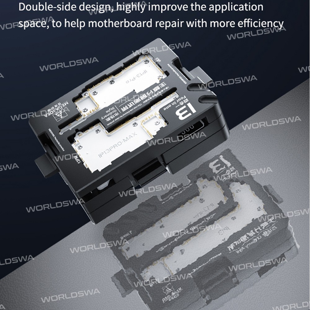 Mega-Idea iSocket 4-in-1 Mainboard Layered Test Frame for iPhone 13 / 13 Mini / 13 Pro / 13Pro Max