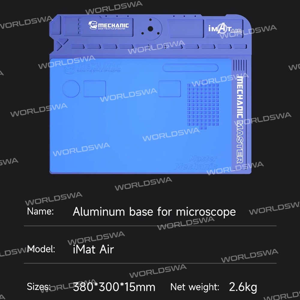 mechanic imat-air-aluminum-alloy-high-temperature-resistance-microscope-universal-base-8