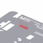 Maant Screen IC Transplant Protection & Tin Planting BGA Reballing Stencil Set for iPhone 11 to 13Pr