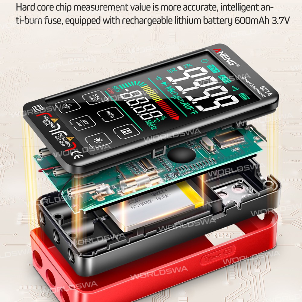 aneng 621a-portable-auto-range-usb-charging-lcd-touch-screen-ncv-digital-multimeter-9