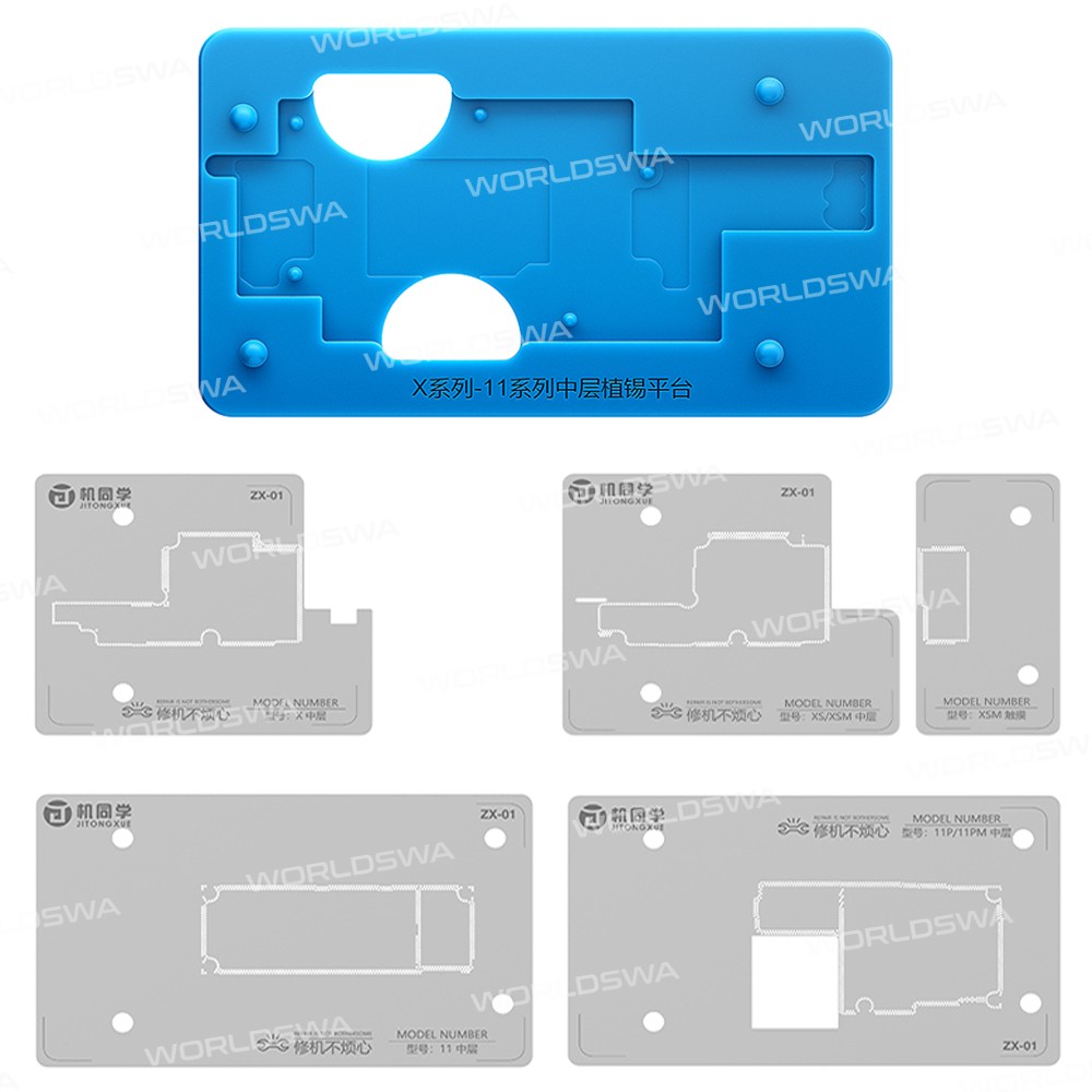 18 in-1-silicone-middle-layer-tin-planting-bga-reballing-platform-set-for-iphone-x-to-14pro-max-7